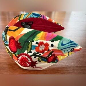 NamJosh Embroidered Knot Headband
